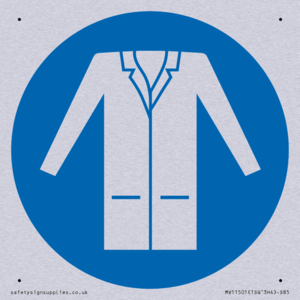 Custom Mandatory: Wear a lab coat